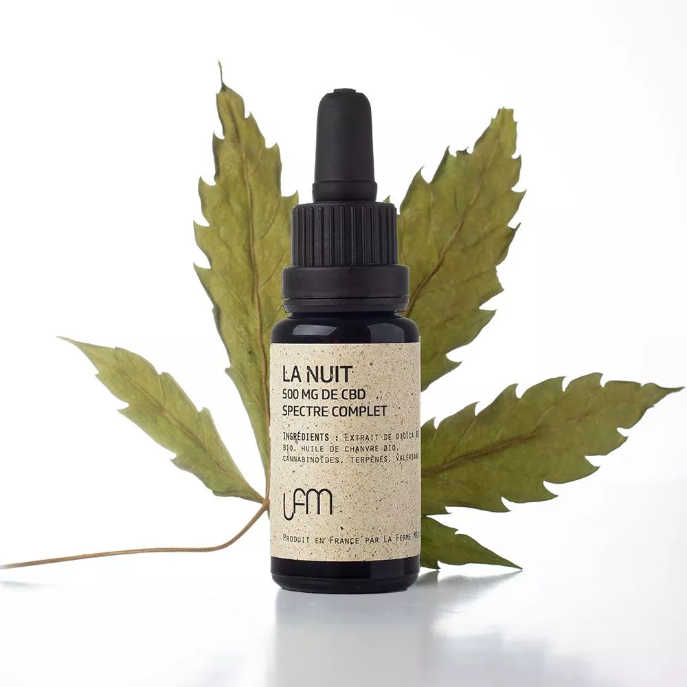 Huile de CBD - 5% - La Nuit - La Ferme Médicale