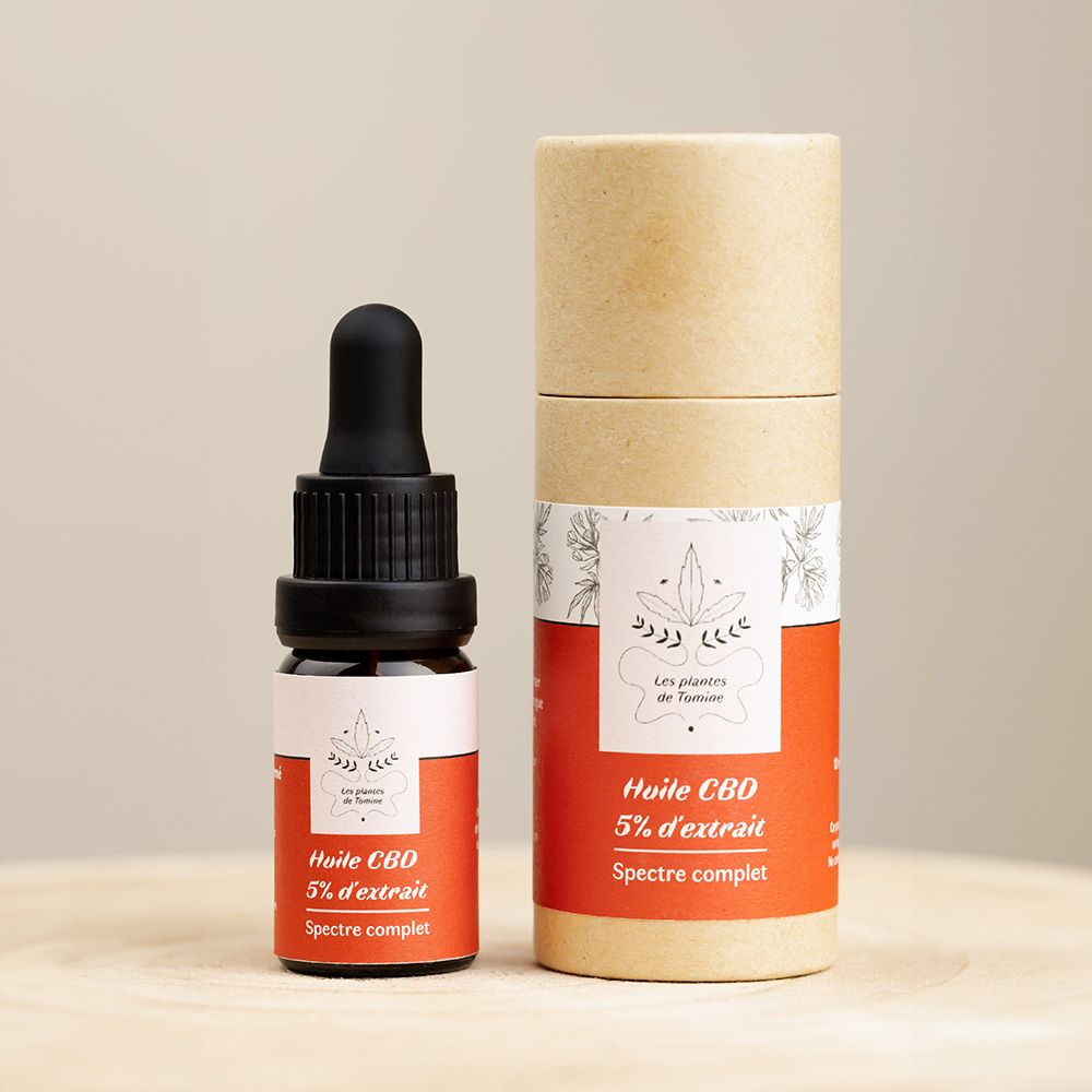 Huile de CBD - Spectre Complet - Les Plantes de Tomines