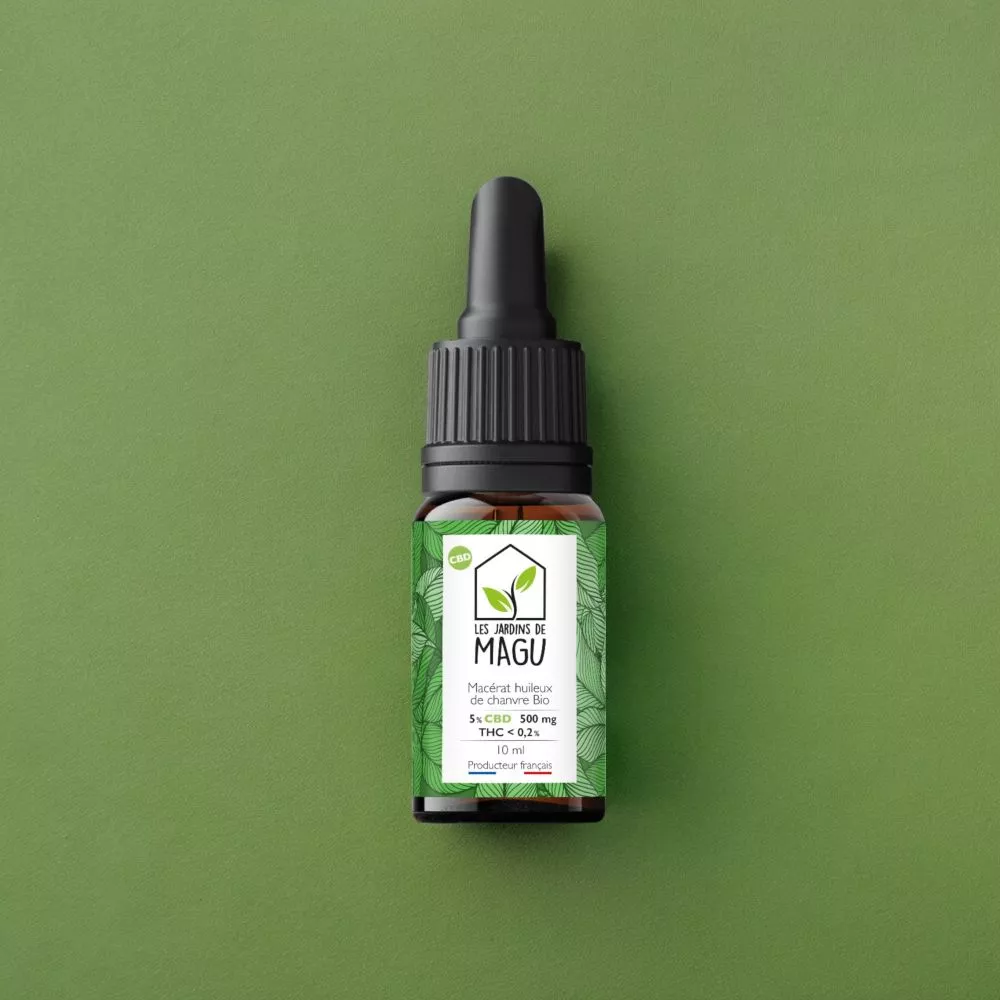Huile de CBD - Chanvre Bio - Les Jardins de MAGU